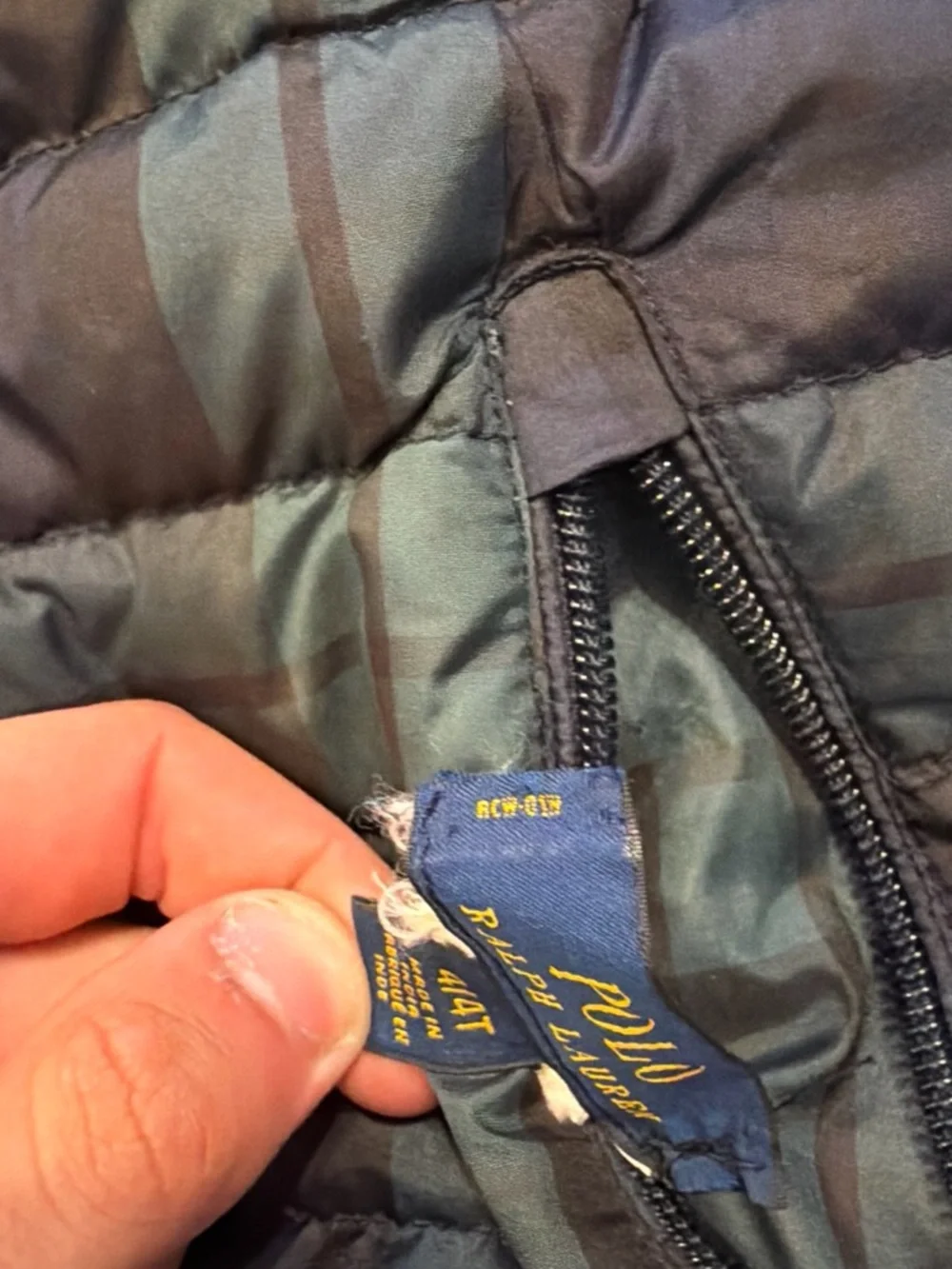 Kids polo Ralph Lauren reversible puffer vest
